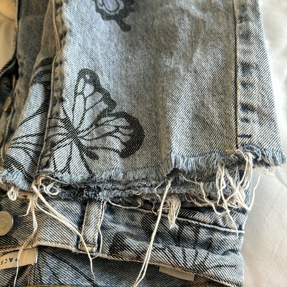 Pacsun high rise straight butterfly jeans size 26 - Picture 7 of 7
